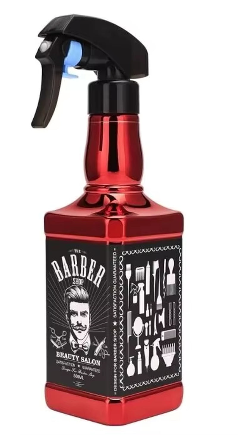 500ML Plating Barber Haircut Spray Bottle Empty Continuous Atomizer Water Sprayer for Salon Hairdresser Accessories Barber Tools