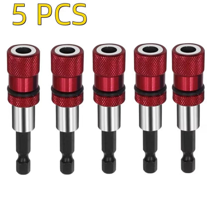 Magnetic Screwdriver Bit Holder 1/4 Inch Hex Shank Adjustable Screw Depth Screwdriver Drywall Drill Bits Holder Extension Bar