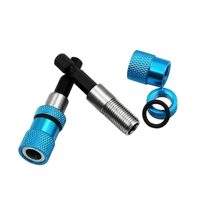 Magnetic Screwdriver Bit Holder 1/4 Inch Hex Shank Adjustable Screw Depth Screwdriver Drywall Drill Bits Holder Extension Bar