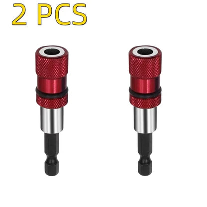Magnetic Screwdriver Bit Holder 1/4 Inch Hex Shank Adjustable Screw Depth Screwdriver Drywall Drill Bits Holder Extension Bar