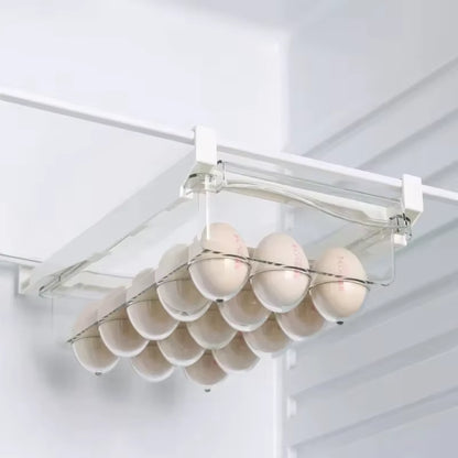 Fridge Organizer Fruit Egg Refrigerator Storage Rack Under-Shelf Refrigerator Drawer Box Fresh-Keeping Kitchen Organizer