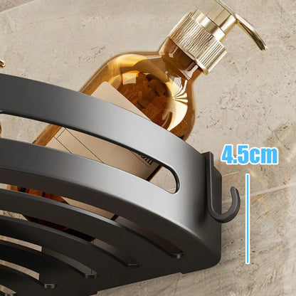 1/2/3Pcs Plastics Bathroom Shampoo Holder Adhesive Shower Caddy Shelves Storage No Drill Shelf Corner Towel Holder Shelves