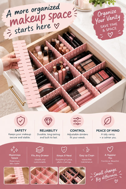 4-Piece Storage Organizer Dividers