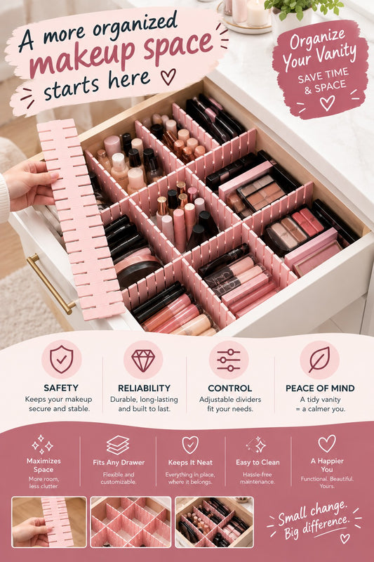 4-Piece Storage Organizer Dividers