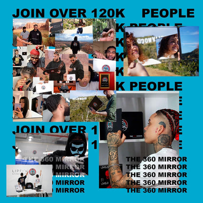 The 360 Mirror Trifold Barber 3 Way Mirror for Self Hair Cutting System