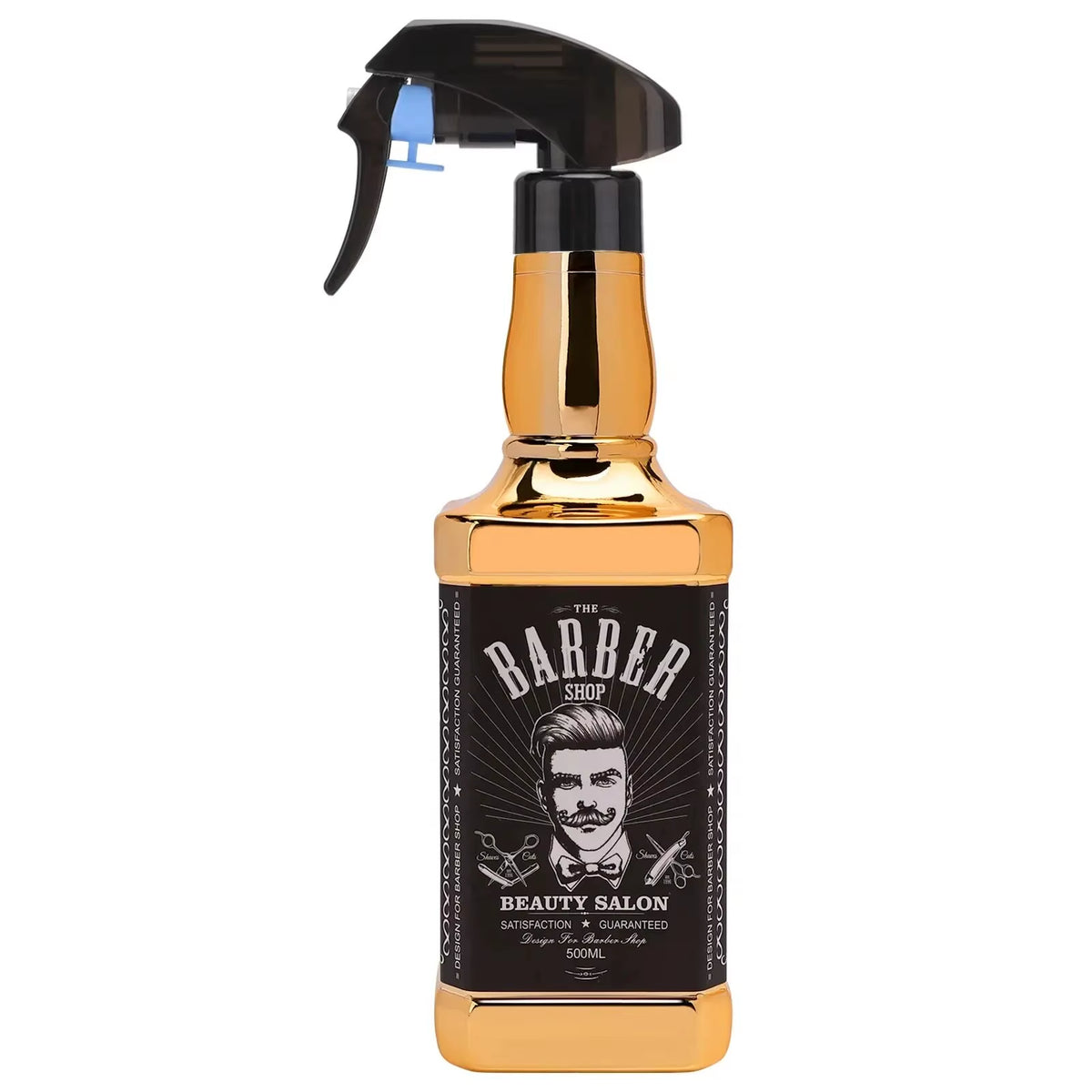 500ML Plating Barber Haircut Spray Bottle Empty Continuous Atomizer Water Sprayer for Salon Hairdresser Accessories Barber Tools
