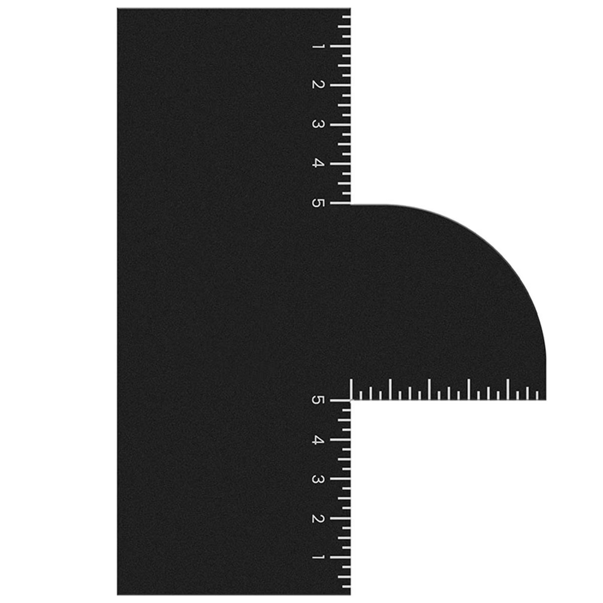 1Pcs Men Hair Styling Template Barber Haircut Card with Measurement Indicator Men Hairline Beard Lineup Guide Haircut Template