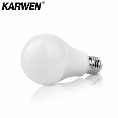 KARWEN Lampada LED E27 LED Lamp Bulb E14 AC 220V 230V 240V 3W 6W 9W 12W 15W 18W 20W LED Spotlight Table Lamp Light