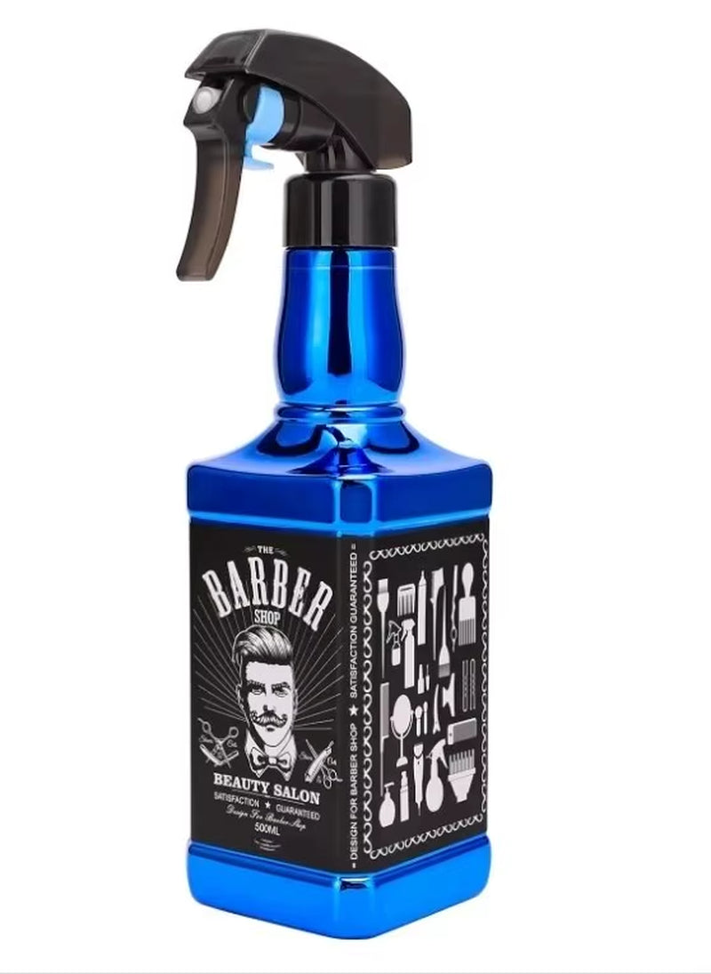 500ML Plating Barber Haircut Spray Bottle Empty Continuous Atomizer Water Sprayer for Salon Hairdresser Accessories Barber Tools